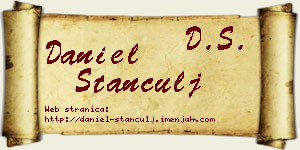 Daniel Stančulj vizit kartica
